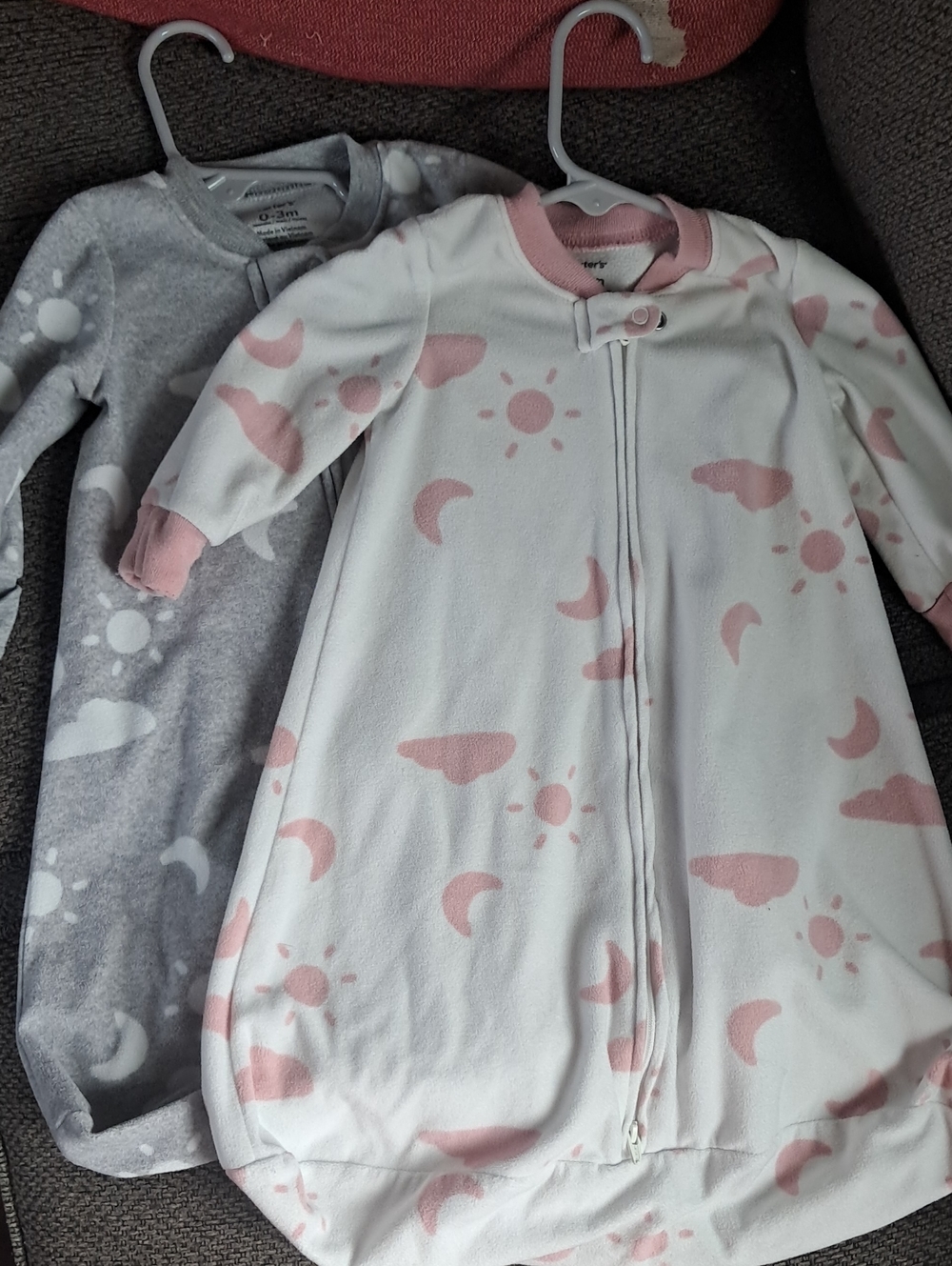 Two Carter's Sleep Sack Pajama
